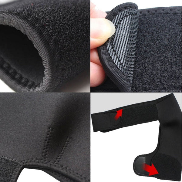 Breathable adjustable shoulder support